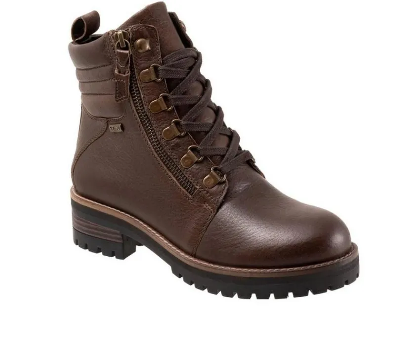 Clearance Softwalk Women's Everett Lace Up Combat Boots