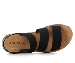 Discount Solanz Women's Button Sandals