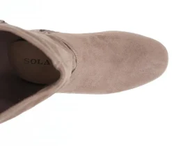 Online Solanz Women's Classic Knee High Boots