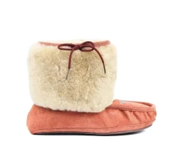 Superlamb Women's Navajo Moccasin Slipper Booties