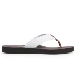New Tommy Hilfiger Women's Crinle Flip-Flops