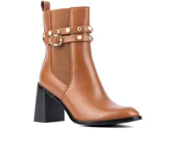 New Torgeis Women's Ivy Heeled Chelsea Booties