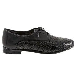 Sale Trotters Women's Lizzie Herringbone Oxfords