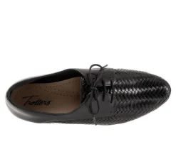 Sale Trotters Women's Lizzie Herringbone Oxfords