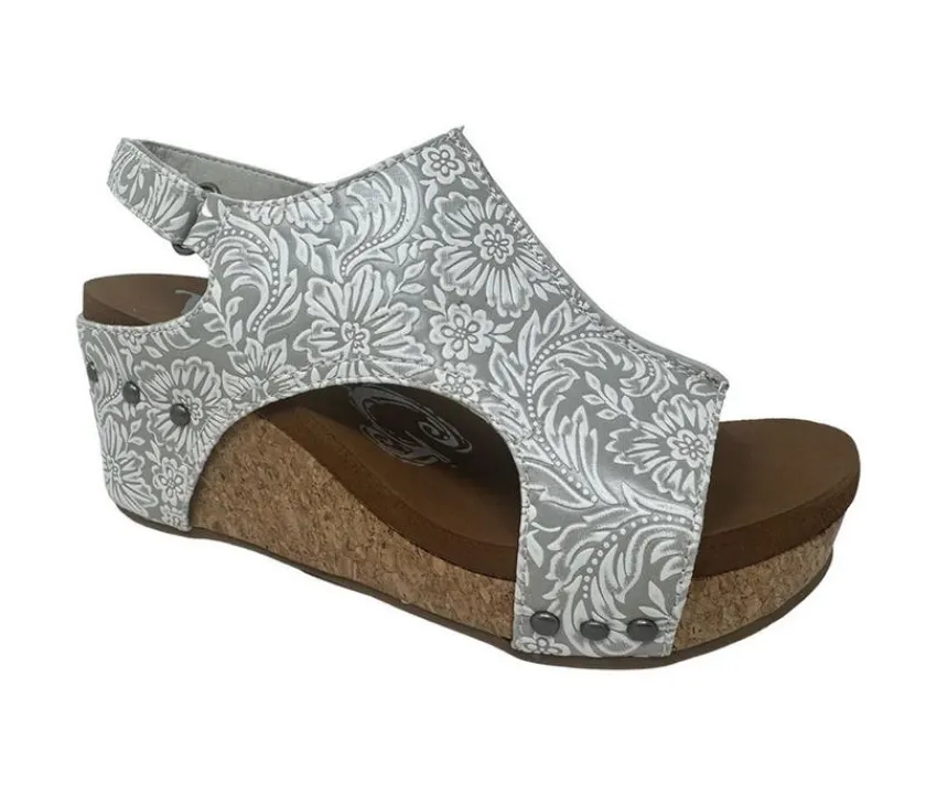 New Very G Women's Isabella Tooled 2 Wedges
