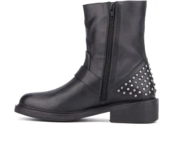 Discount Vintage Foundry Co Women's Wenona Moto Boots