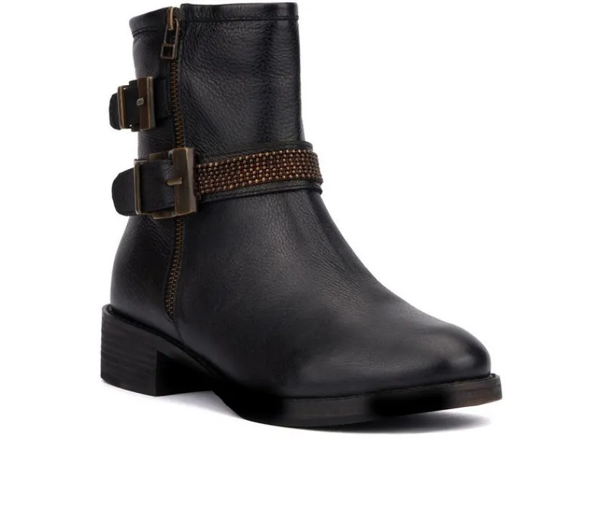 Clearance Vintage Foundry Co Women's Castle Moto Booties