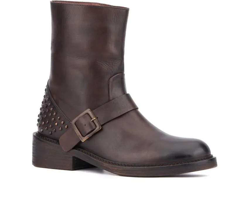 Best Vintage Foundry Co Women's Wenona Moto Boots