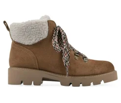 Hot White Mountain Women's Gloving Lace Up Winter Booties