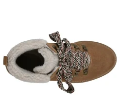 Hot White Mountain Women's Gloving Lace Up Winter Booties