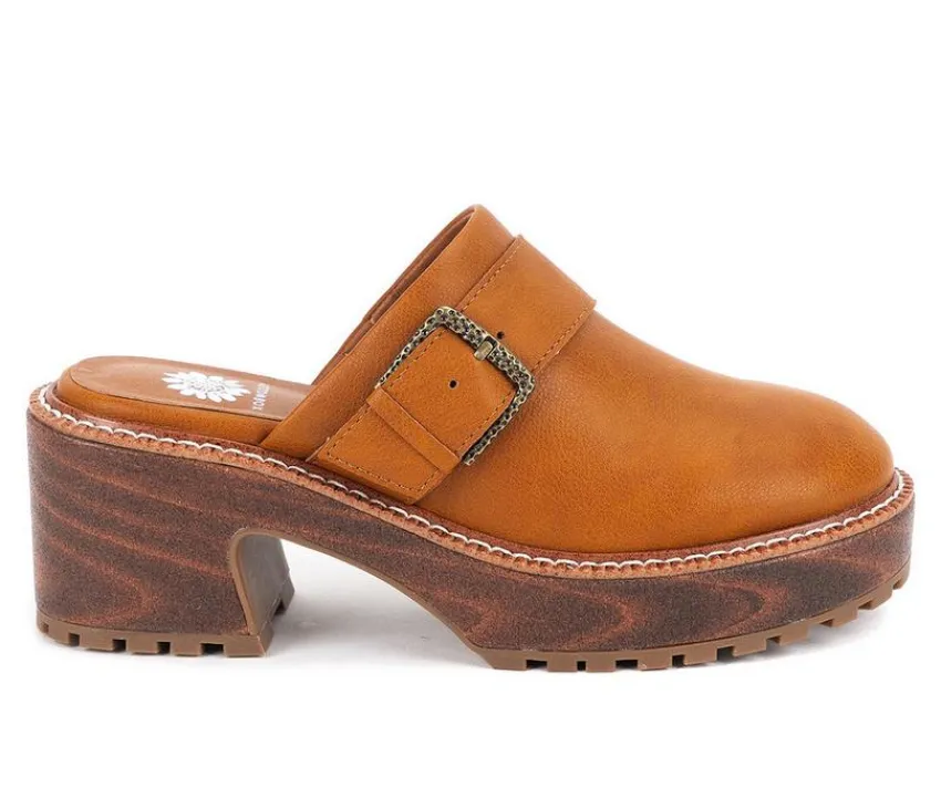 Sale Yellow Box Women's Barker Platform Clogs