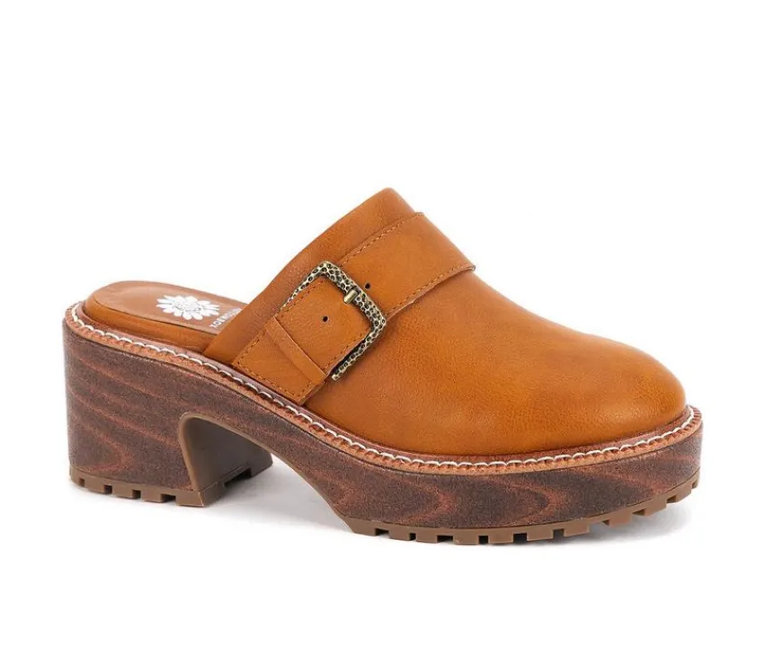 Sale Yellow Box Women's Barker Platform Clogs