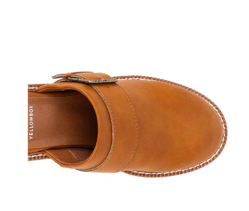 Sale Yellow Box Women's Barker Platform Clogs