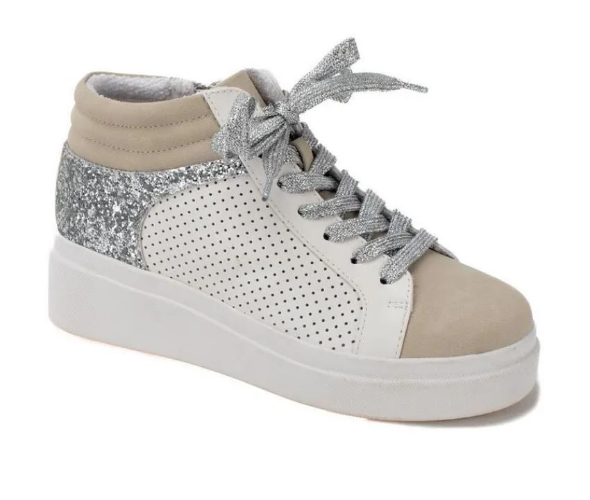 Discount Yellow Box Women's Espaloma High Top Fashion Sneakers