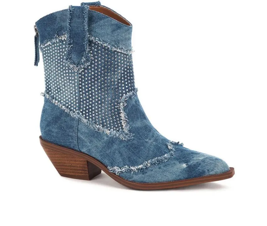 Hot Yellow Box Women's Lagos Western Boots