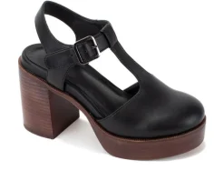 Online Yellow Box Women's Lubbock Maryjane Platform Clog