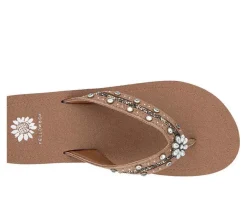 Yellow Box Women's Terell Wedge Flip-Flops