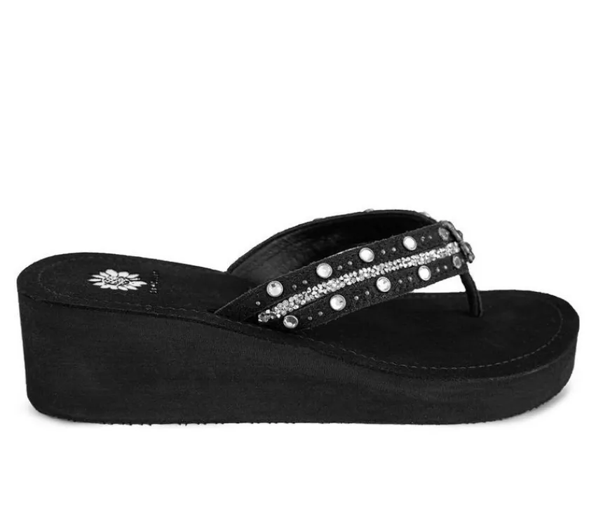 Sale Yellow Box Women's Terell Wedge Flip-Flops