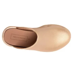 Hot Yellow Box Women's Zippy Platform Clogs