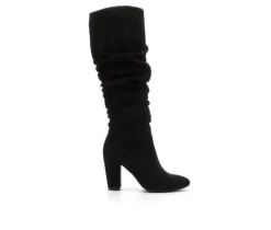Clearance Y-Not Women's Compassion Ruched Knee High Boots