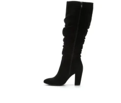 Clearance Y-Not Women's Compassion Ruched Knee High Boots