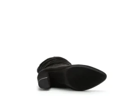 Clearance Y-Not Women's Compassion Ruched Knee High Boots